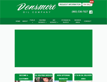 Tablet Screenshot of densmoreoil.com